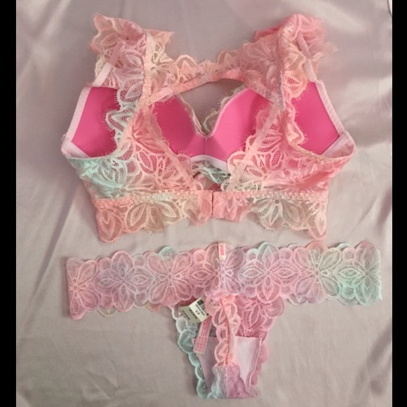 Victoria secret cloud tie dye push up set - Picture 5 of 5